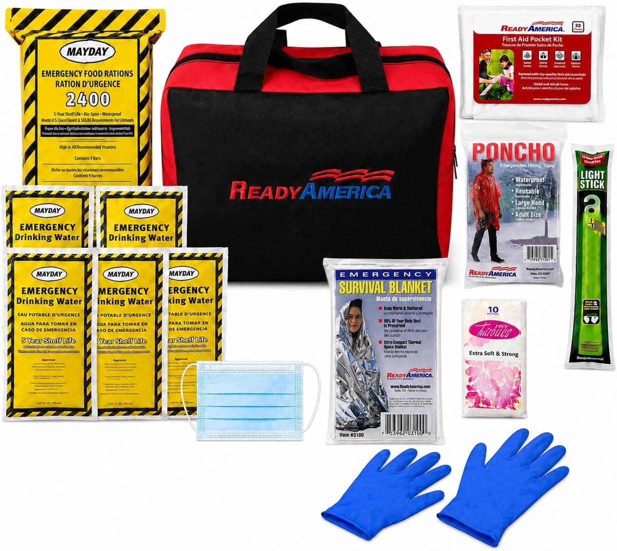 Ready America 70080 Emergency 1-Person 3-Day Tote