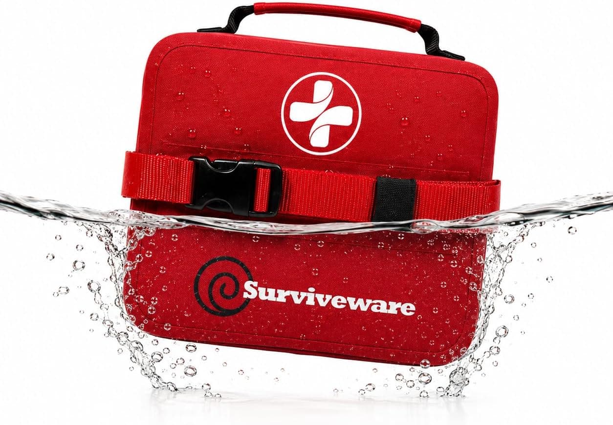 Surviveware Comprehensive Waterproof Premium Survival First Aid Kit